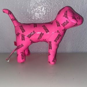 Victoria secret PINK stuffed logo dog plush